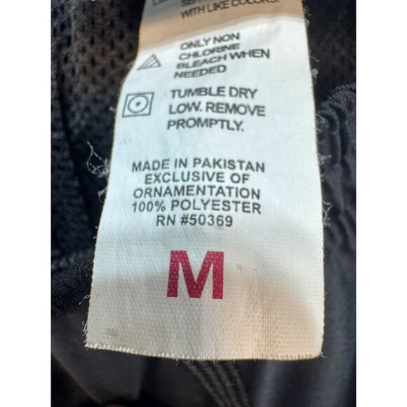 Spalding Womens Activewear Track Pants M Black Ankle Logo - Picture 3 of 12